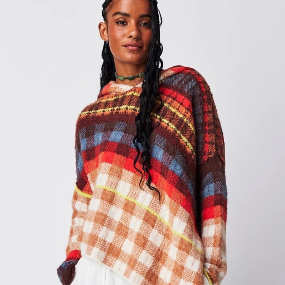 NWT Free People Ainsley Poncho Size XL